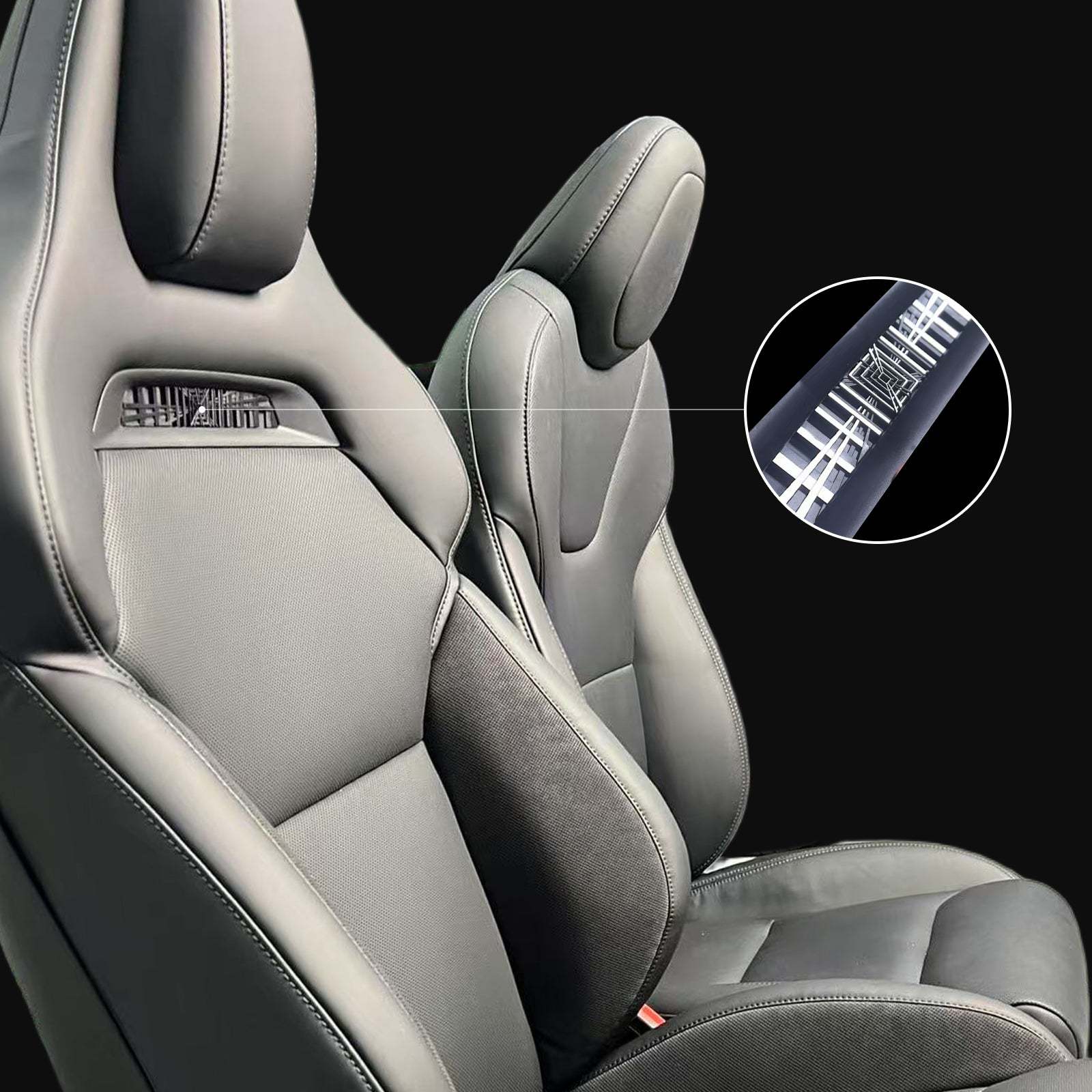 Tesla Accessories Model S/X Performance Seats Tesla Leather Seat Covers Tesstudio?