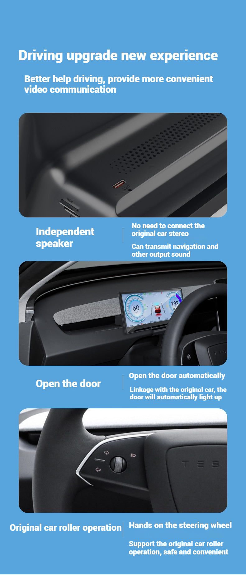 Tesla Accessories Model 3 Highland Dashboard Screen Tesla Model 3 Highland Interior Accessories CarPlay Screen Tesstudio?