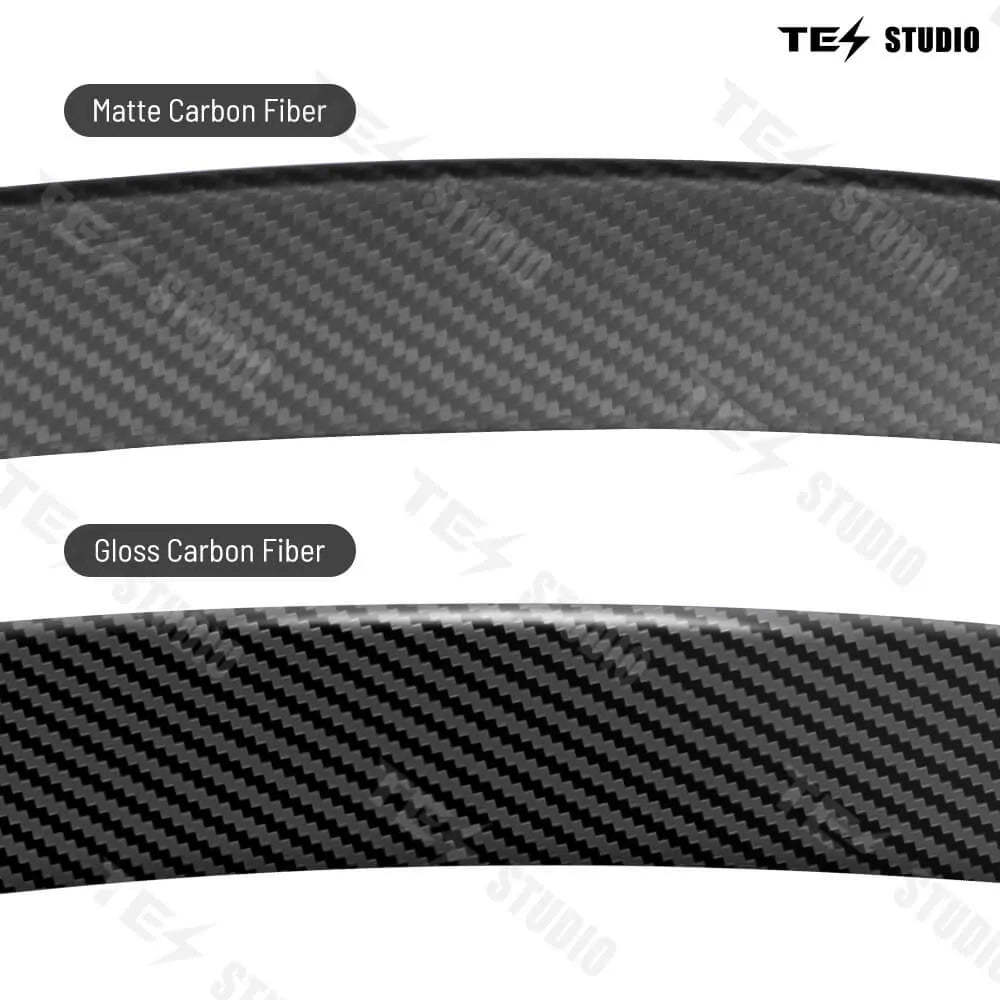 Tesstudio Tesla Model S Carbon Fiber Trunk Spoiler (2014-2023) Tail Wing