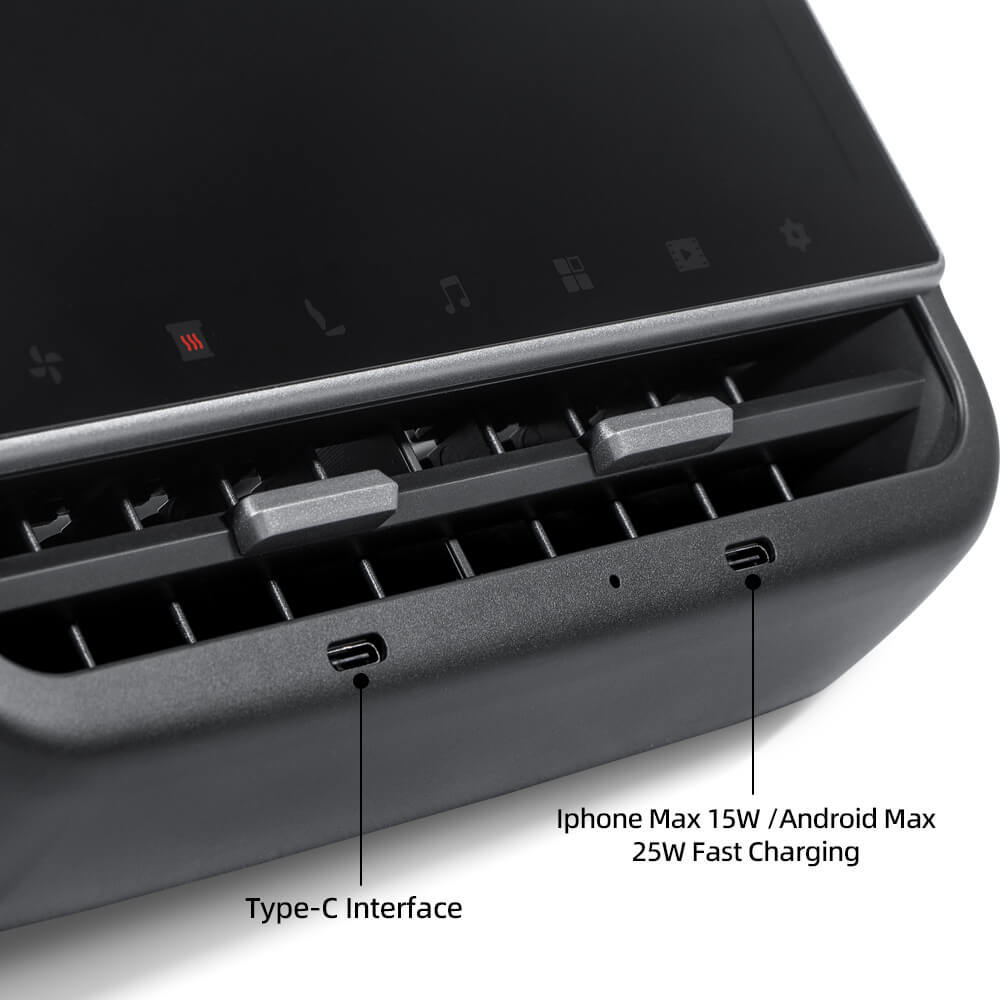 Tesstudio R86 Android Rear Entertainment Screen for Tesla Model 3/Y - Essential Tesla Accessories Upgrade with 8.66" HD Display-Tes studioScreen,Model Y interior,Model 3 interior,Model Y,Model 3tesla accessories