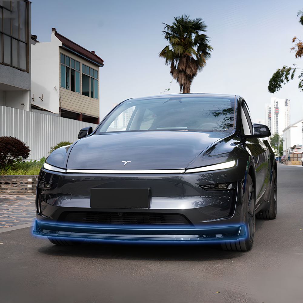 Tesstudio Tesla Model Y Front Bumper Lip Punch-Free Installation