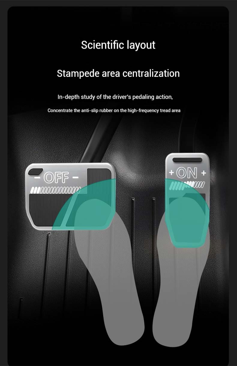Tesla Brake Pedal Model 3/Y Foot Pedals Non-Slip Performance Foot Rest Tesla Model Y Interior Accessories Tesstudio?