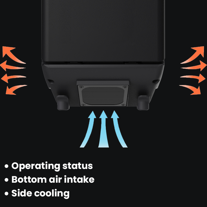 4L Mini Fridge Bottom ventilation image