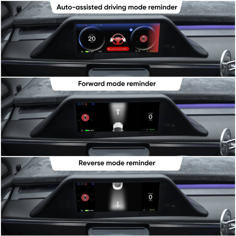 Tesstudio FY9-C Smart Dashboard Display with Camera for Tesla Model 3/Y (Inspired by Model S/X Design)-Tes studioModel Y interior,Model 3 interior,Screen,Model Y,Model 3tesla accessories