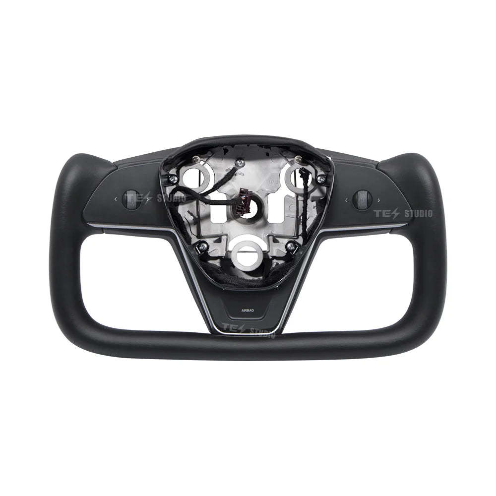 Yoke Steering Wheel For Tesla Model 3/Y - Inspired By Tesla Model S/X-Tes studioSteering Wheel,Model Y,Model 3,Model 3 interior,Model Y interiortesla accessories