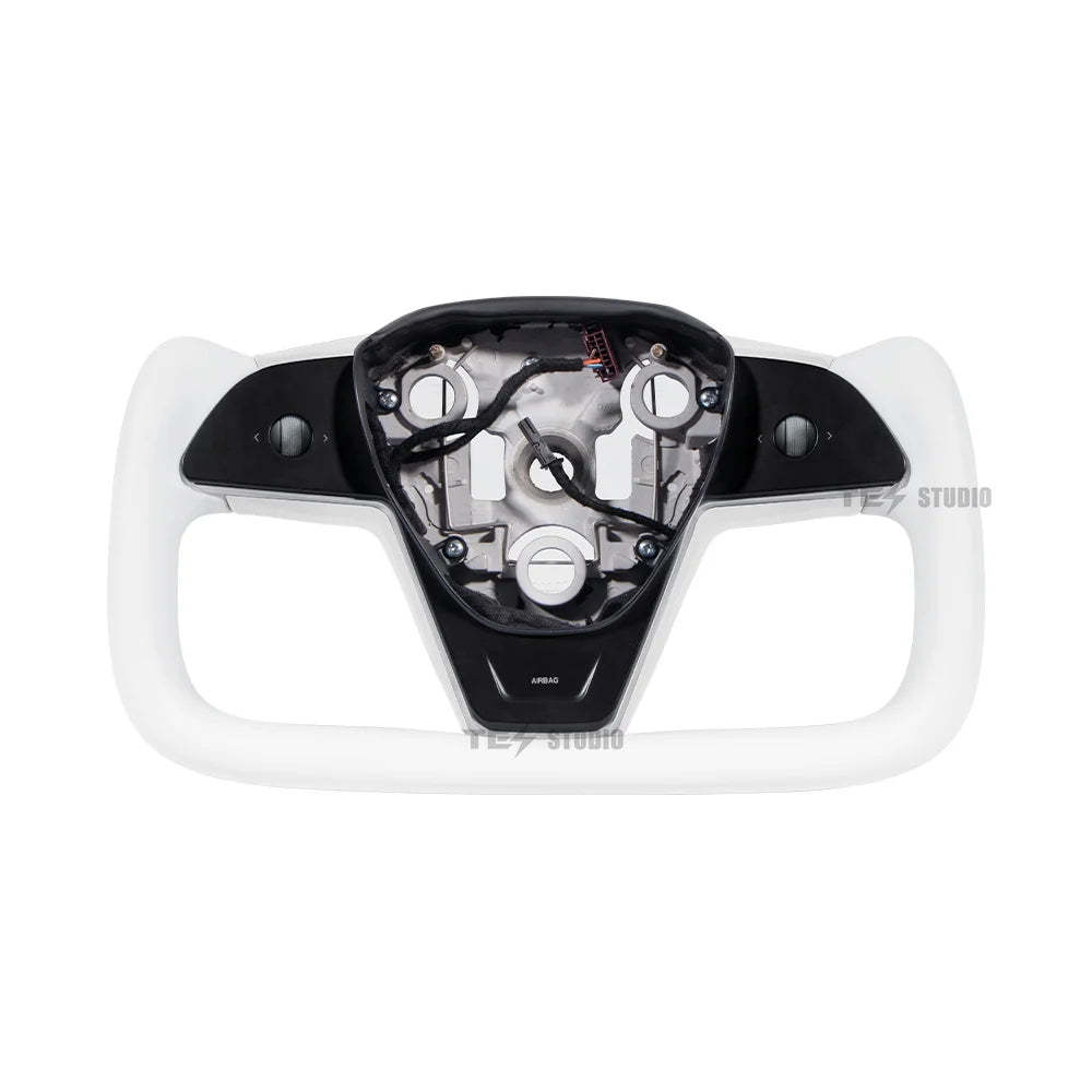 Yoke Steering Wheel For Tesla Model 3/Y - Inspired By Tesla Model S/X-Tes studioSteering Wheel,Model Y,Model 3,Model 3 interior,Model Y interiortesla accessories