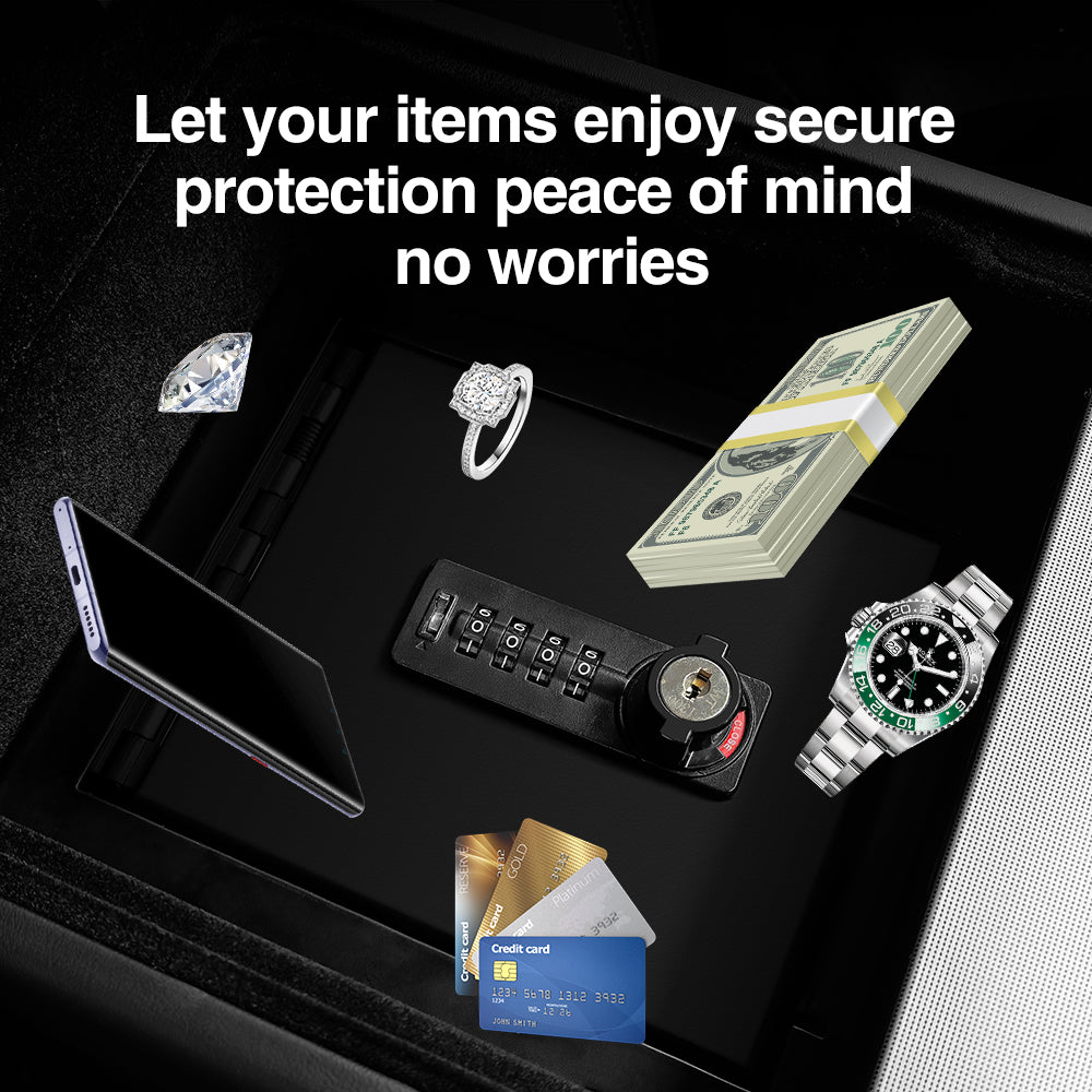 Tesstudio Tesla Center Console LockBox for Model 3 Highland & Model Y Juniper �C Secure Storage