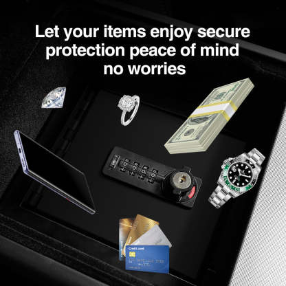 Tesstudio Tesla Center Console LockBox for Model 3 Highland & Model Y Juniper �C Secure Storage
