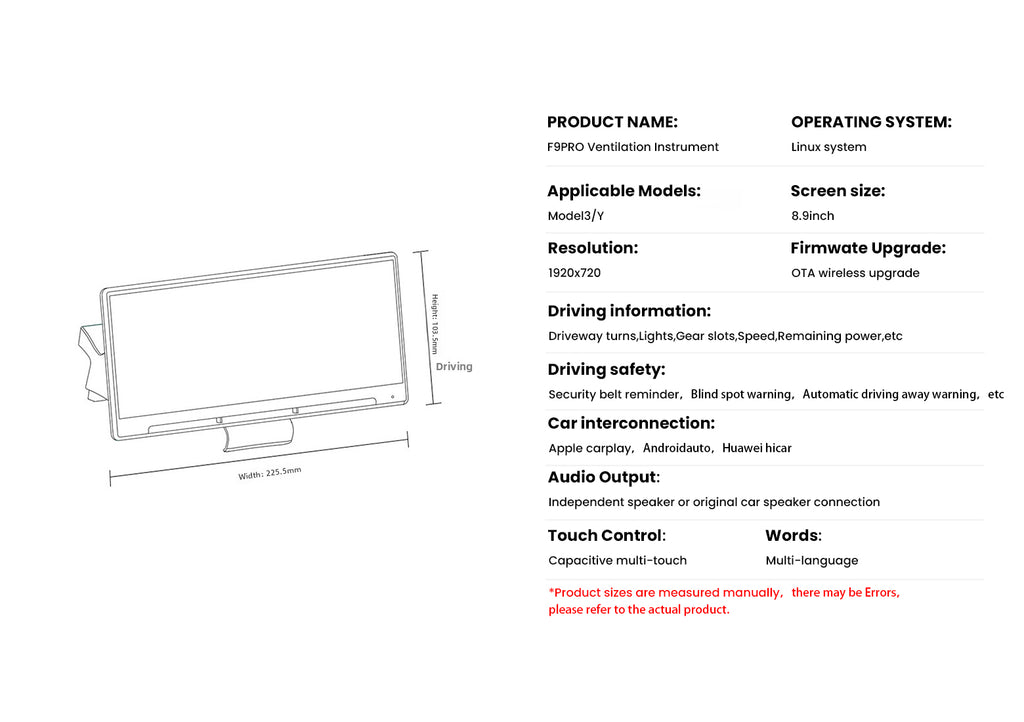 Tesla Model 3/3 Highland Model Y/Y Juniper F9 Pro CarPlay Screen Dashboard Display Tesstudio?