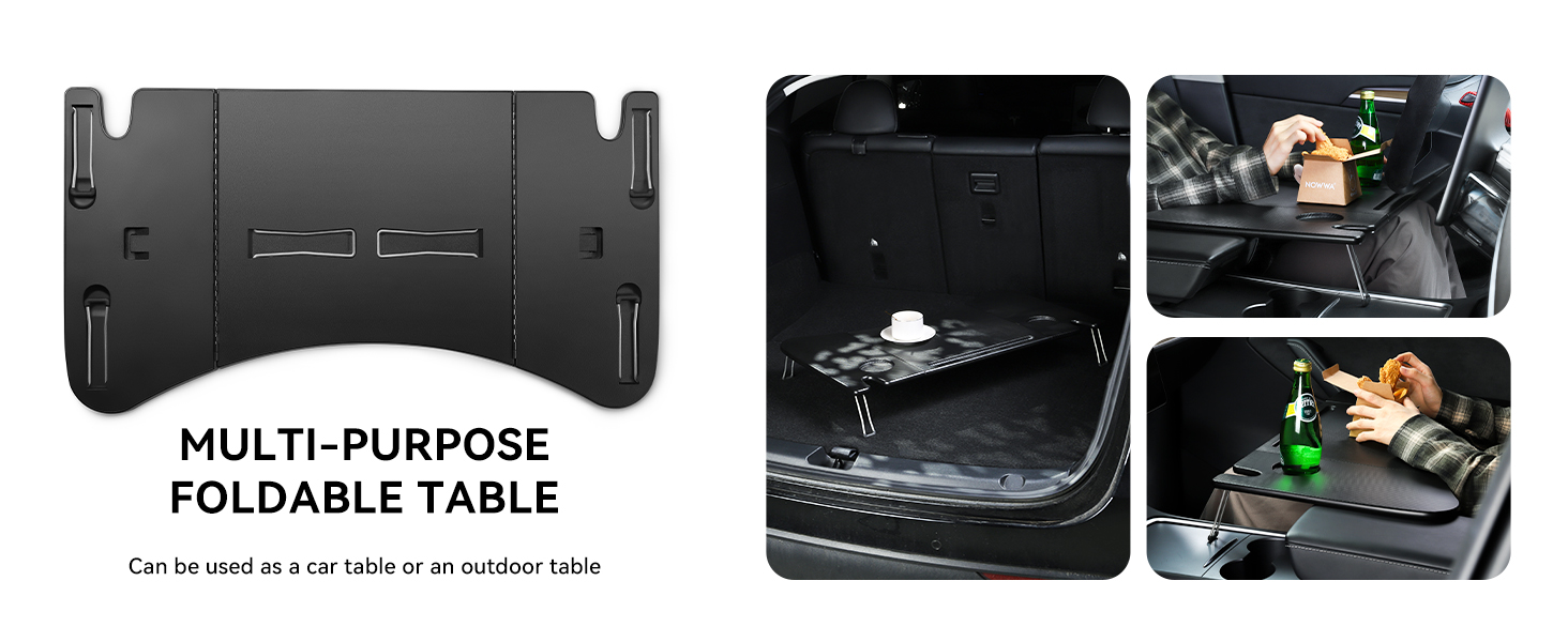 foldable table for tesla