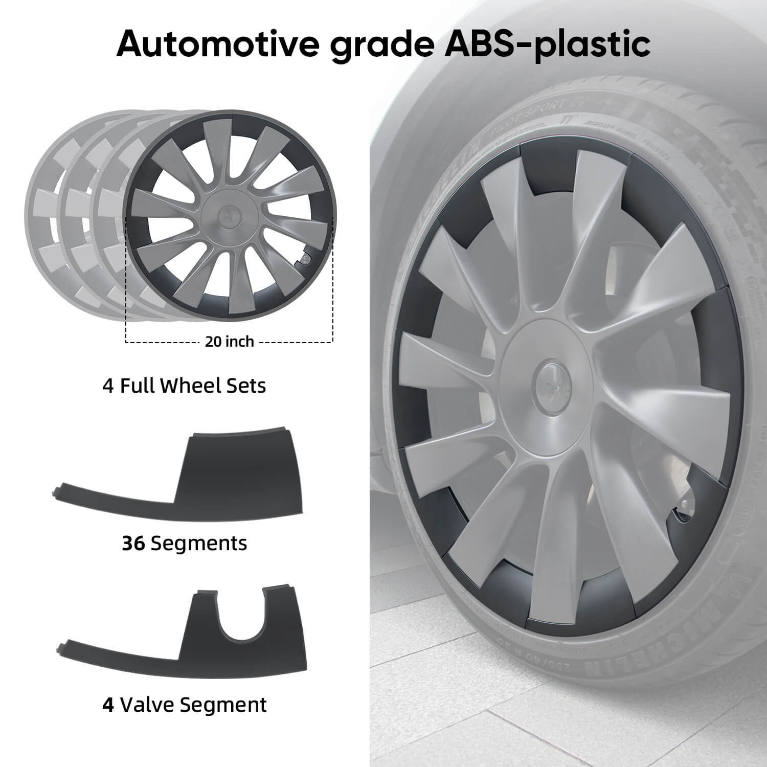 Tesla Wheel Rim Protector for Model Y-20 inches