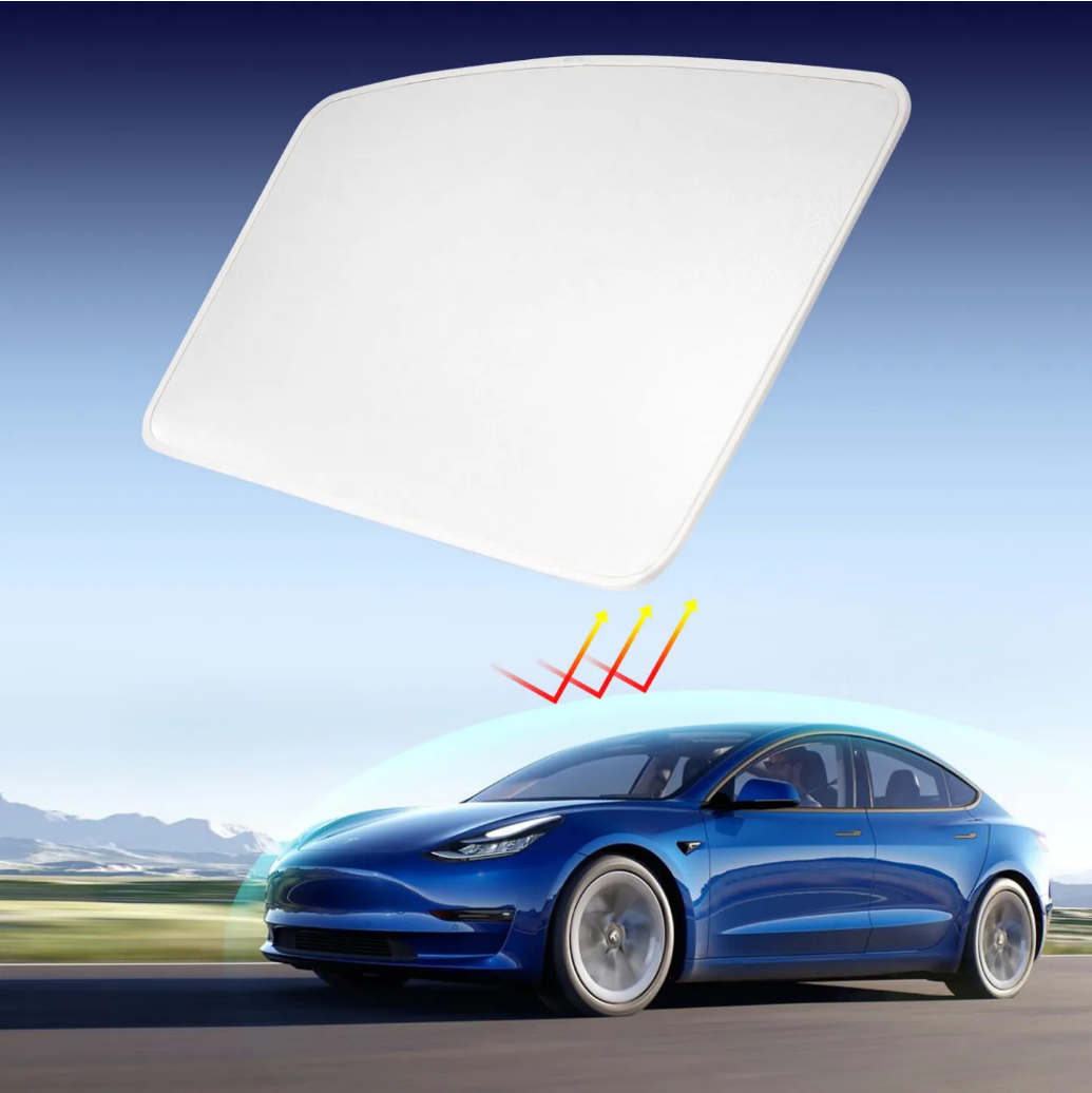 Tesla Model Y Simple Sunshade Model Y Roof Sunshade Tesstudio®