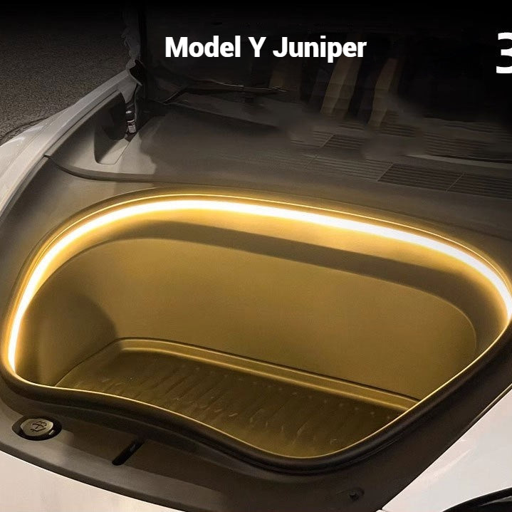 Tesla Model Y Juniper Frunk Light Led Strip Lights Tesla Front Trunk Ambient Lights Tesstudio?