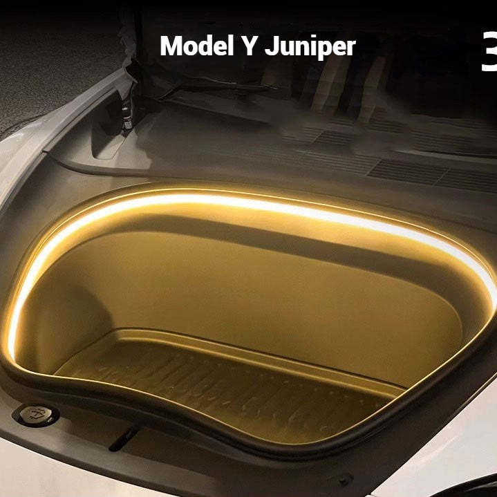 Tesla Model Y Juniper Frunk Light Led Strip Lights Tesla Front Trunk Ambient Lights Tesstudio?