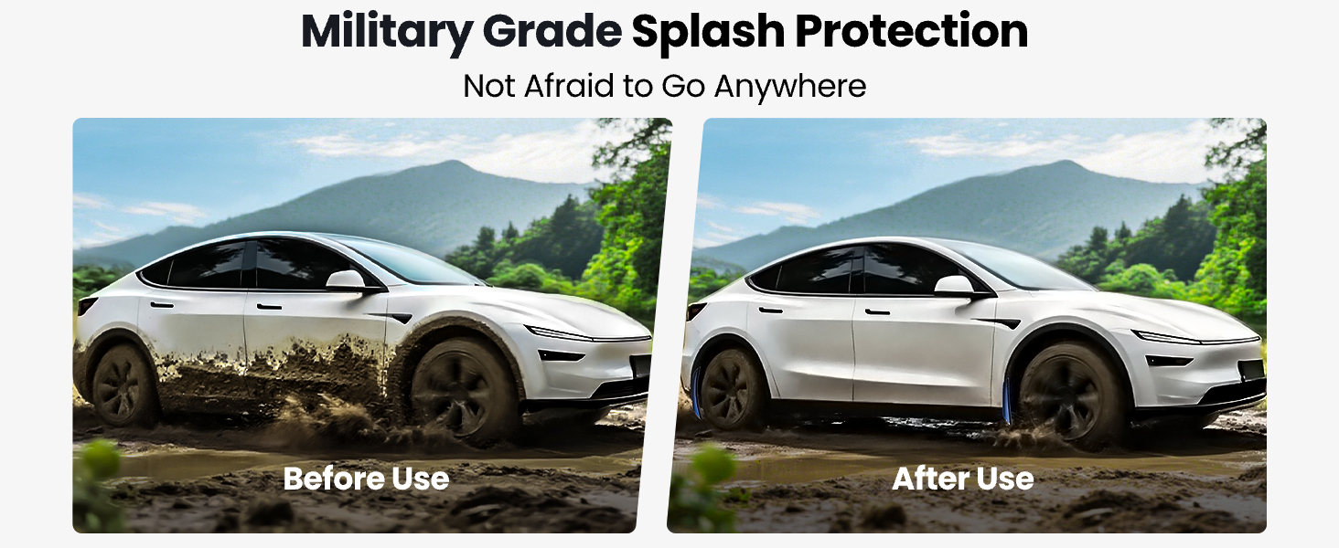 2025 2026 Tesla New Model Y Juniper Accessories Mud Flaps