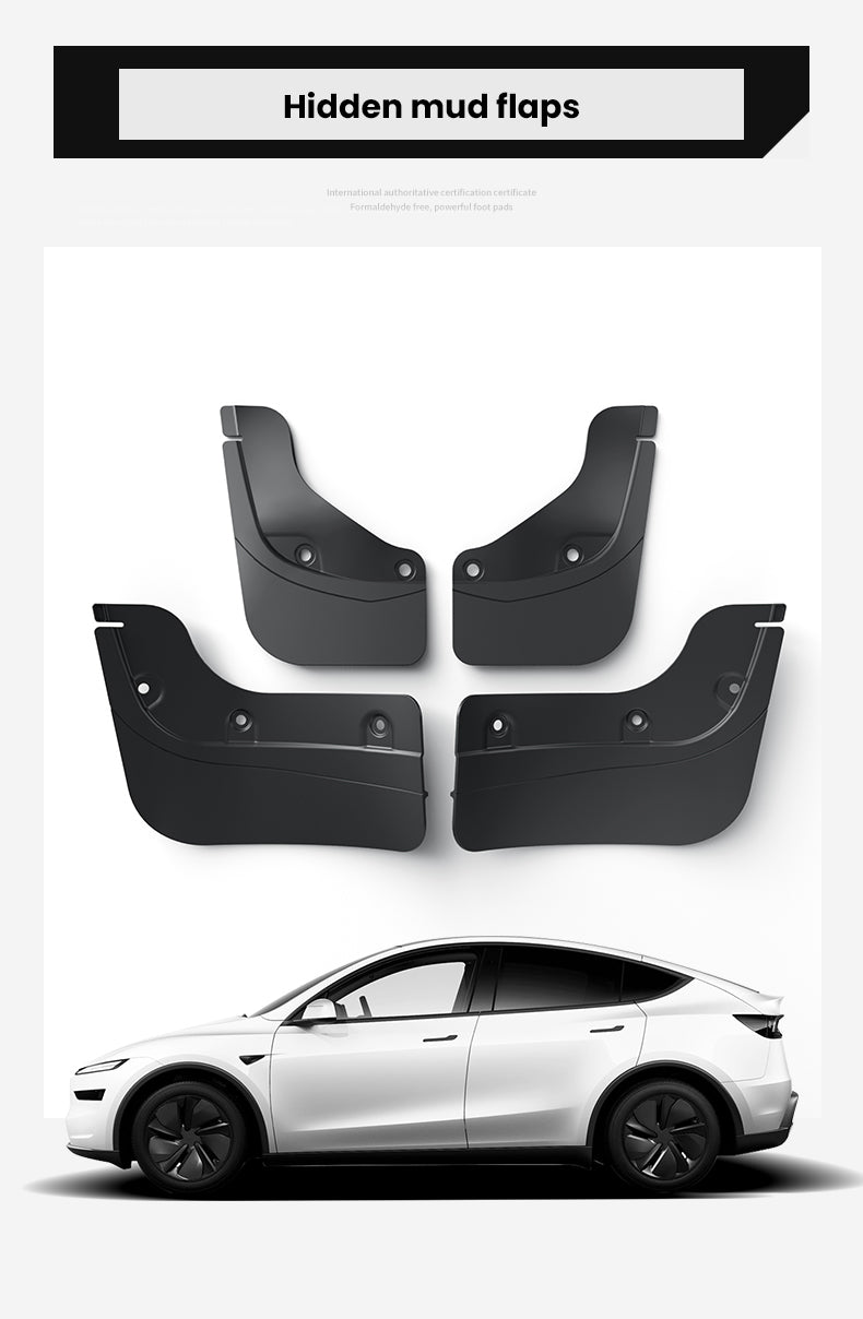 Tesla Model Y Juniper Mudflaps Mud Flaps Splash Guards Tesstudio?