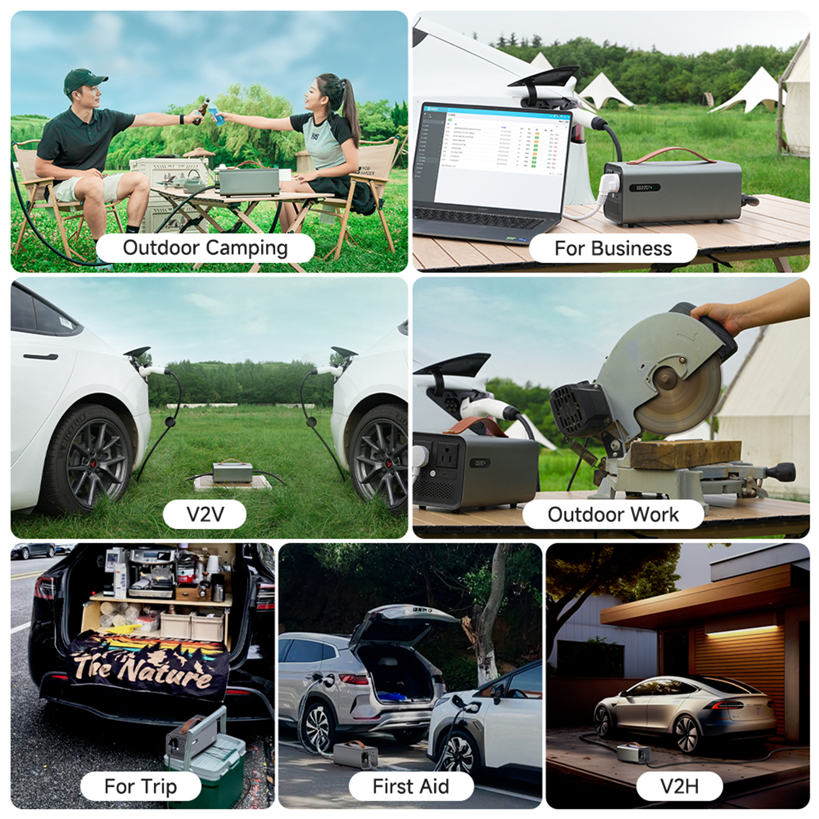 Tesla Power Station V2L Tesla Power Discharge Device 3.5 KW  (North America Version) Tesstudio®