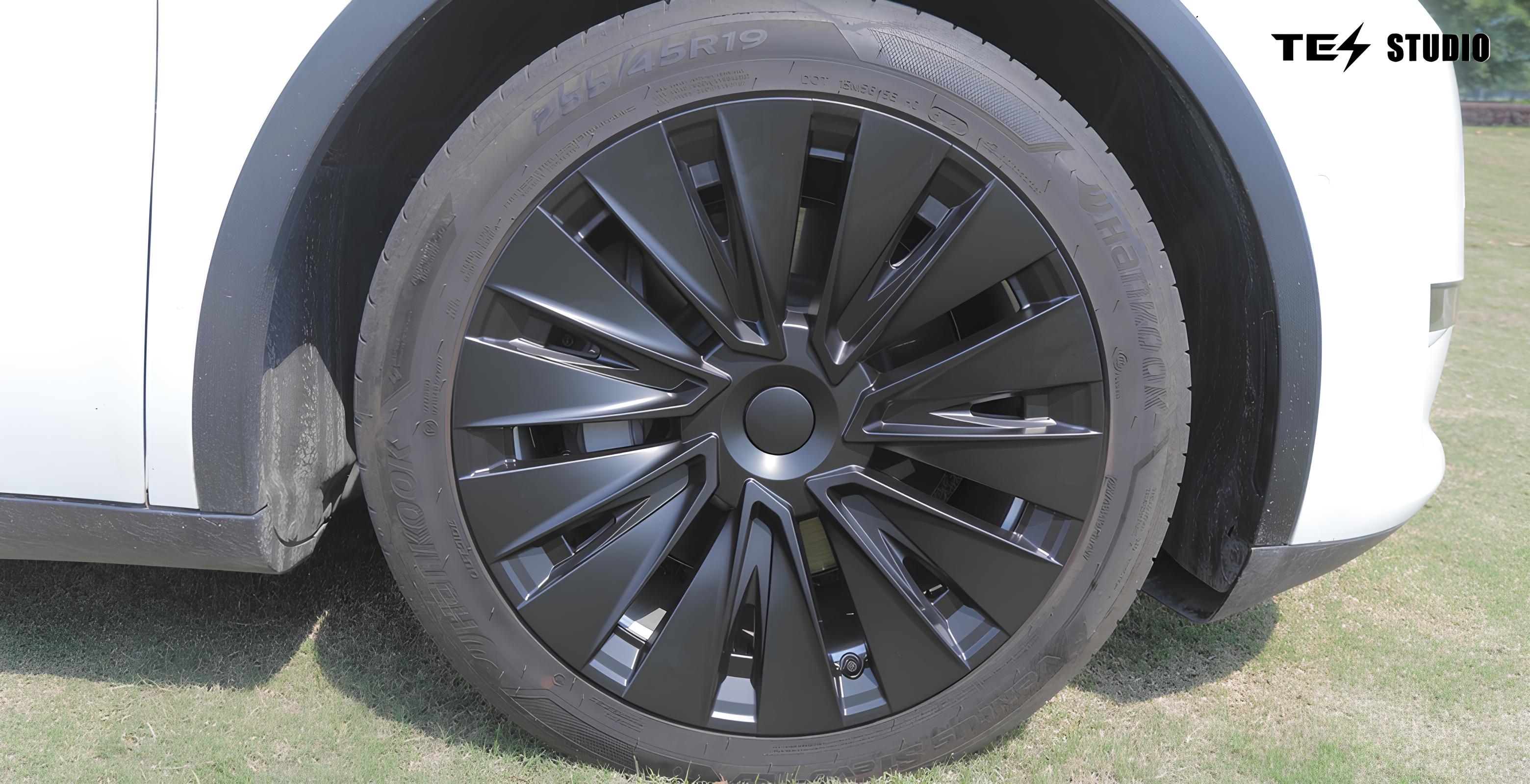 Tesla Model Y Hub Caps 19'' X Styel Wheel Cover Tesla Model Y Tire Accessories Model Y Exterior Accessories Tesstudio?