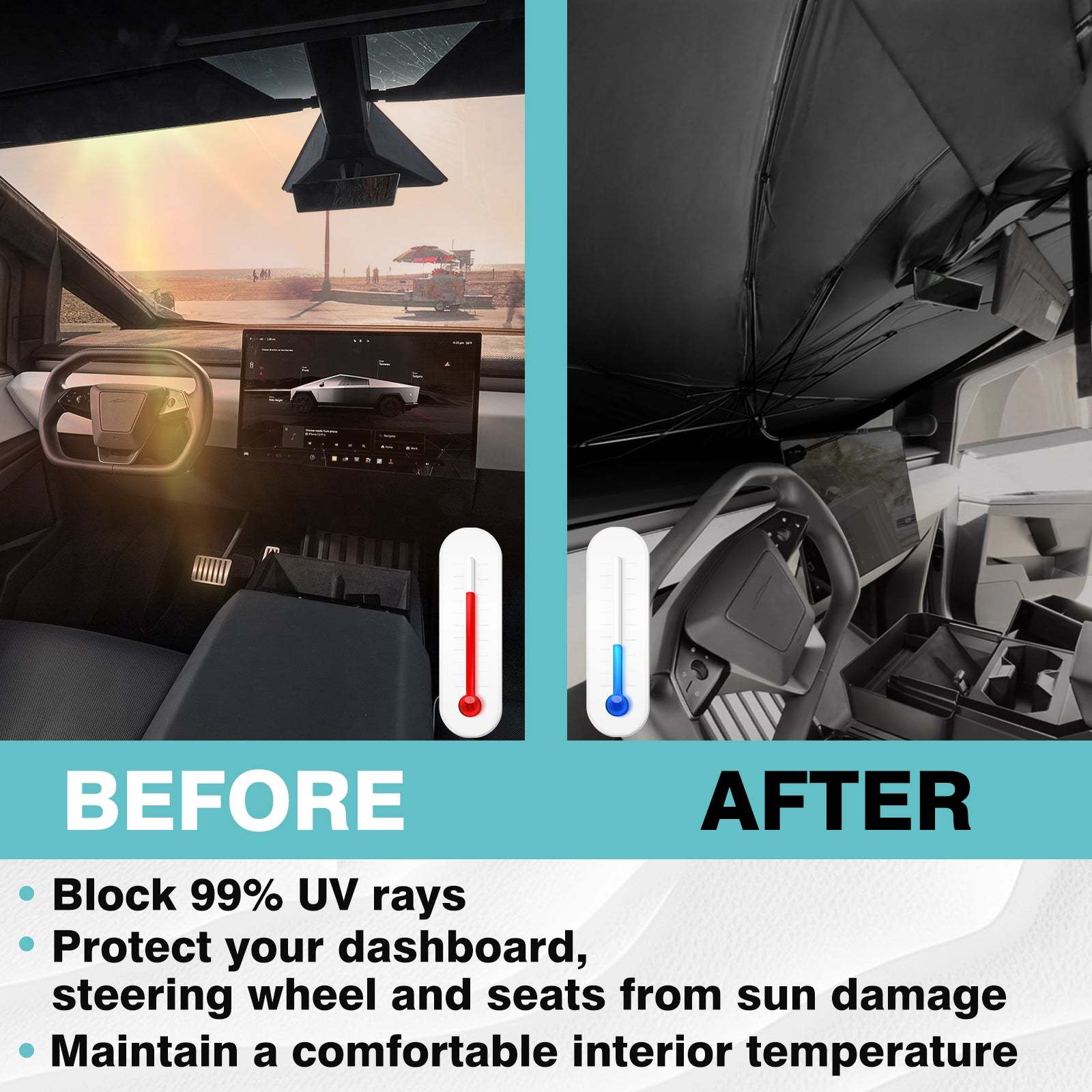 Tesstudio Cyber-Shade for Cybertruck