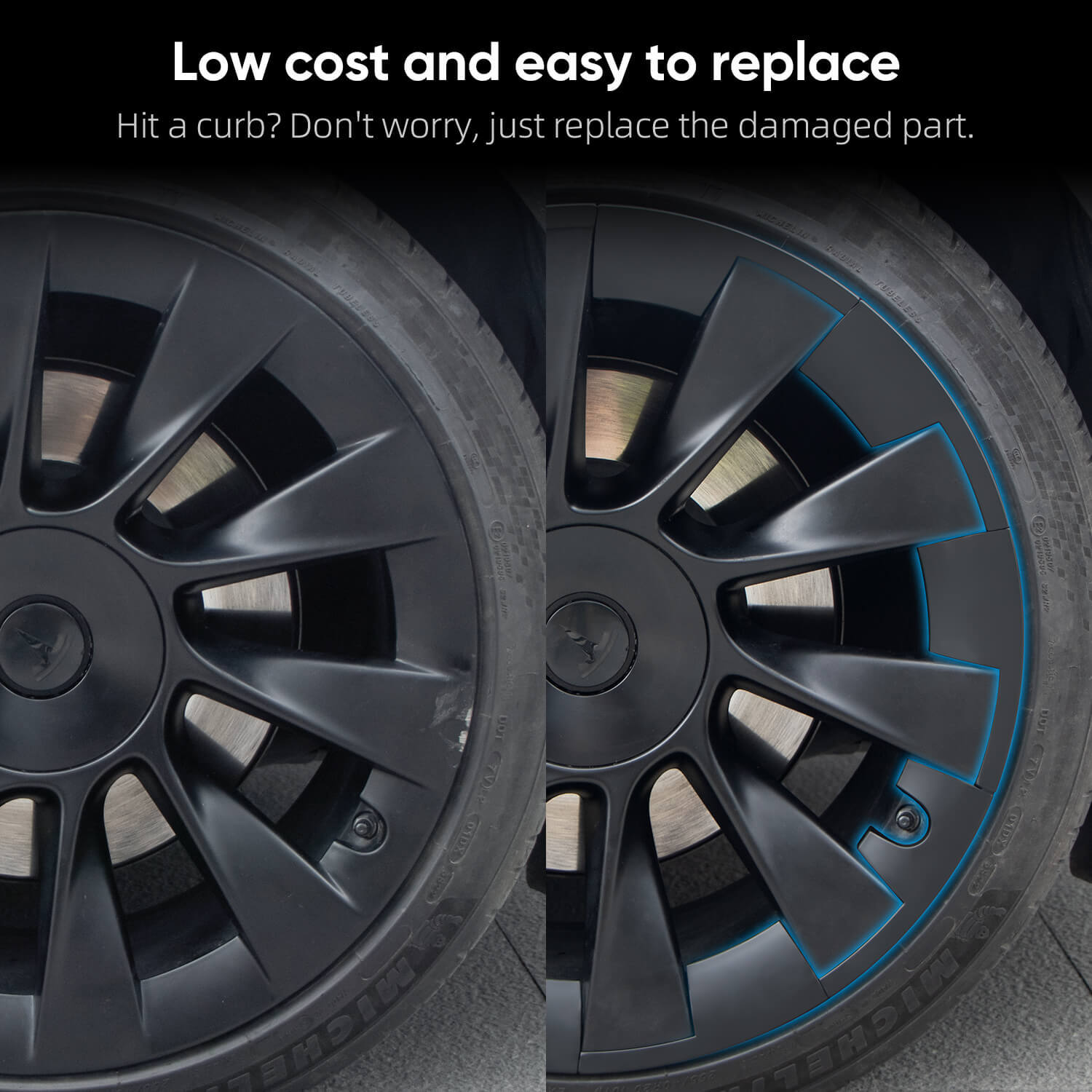 Tesla Wheel Rim Protector for Model Y-20 inches