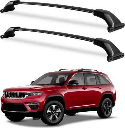 Tesstudio Roof Rack Cross Bars for Jeep Grand Cherokee L 2021�C2024 (Upgraded)