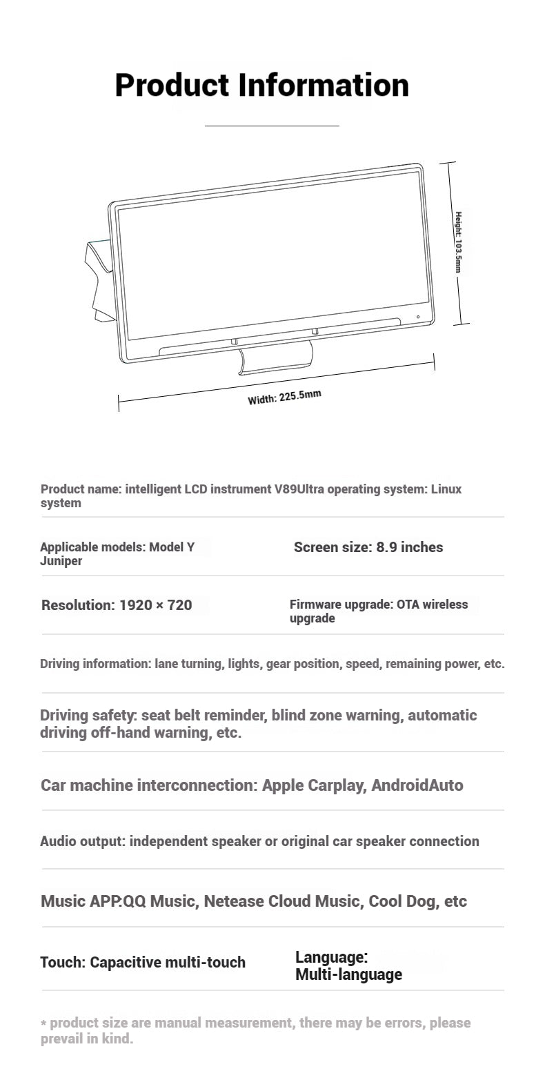 Tesla Accessories Model 3 Highland Dashboard Screen Tesla Model 3 Highland Interior Accessories CarPlay Screen Tesstudio?