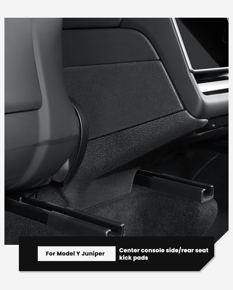 Tesla Model Y Juniper Rear Anti-kick Lower Pad Air Vent Guard Pedal Center Console Panel Protector Tesstudio? 5Pcs