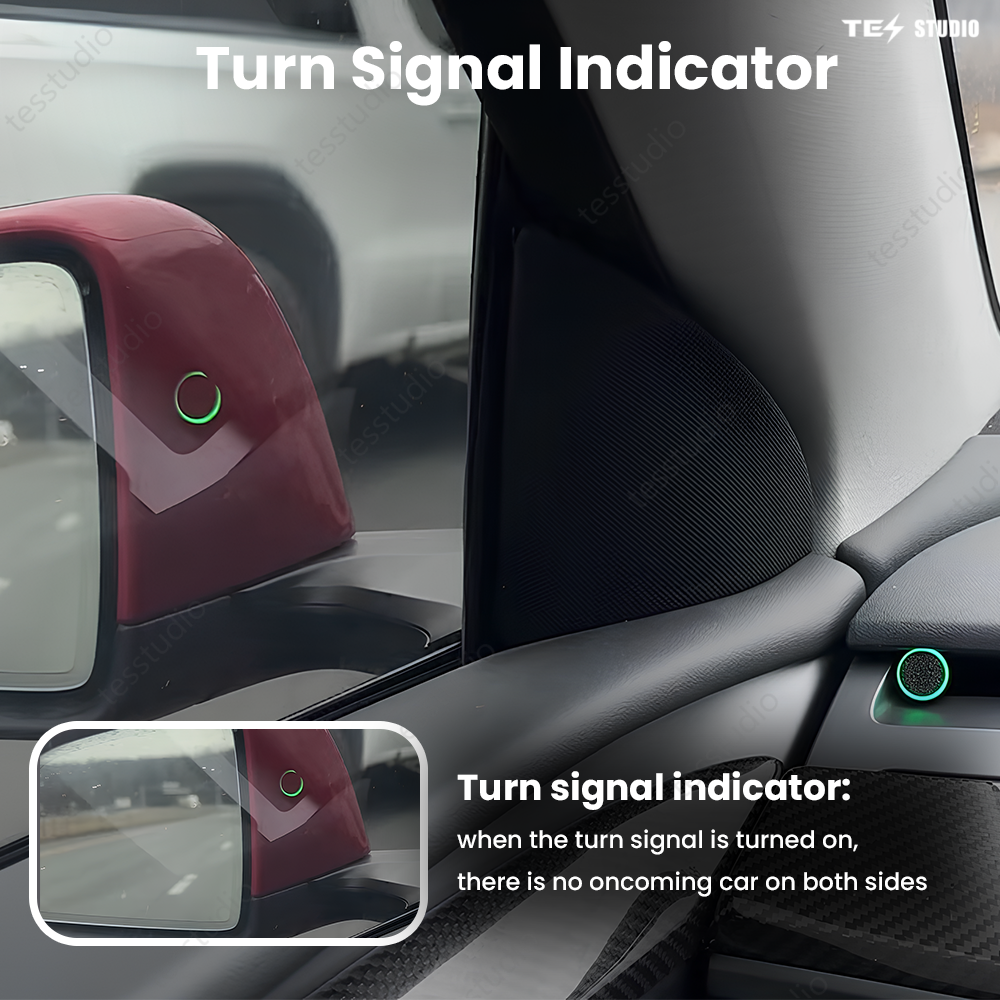 Model 3/Model Y Left and Right Blind Spot Monitoring Assist System - AMD (21+) Tesstudio® （Second Generation）