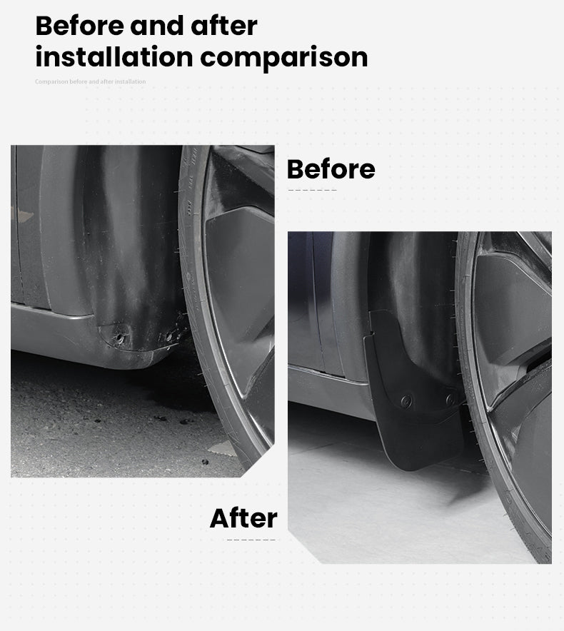 Tesla Model Y Juniper Mudflaps Mud Flaps Splash Guards Tesstudio?
