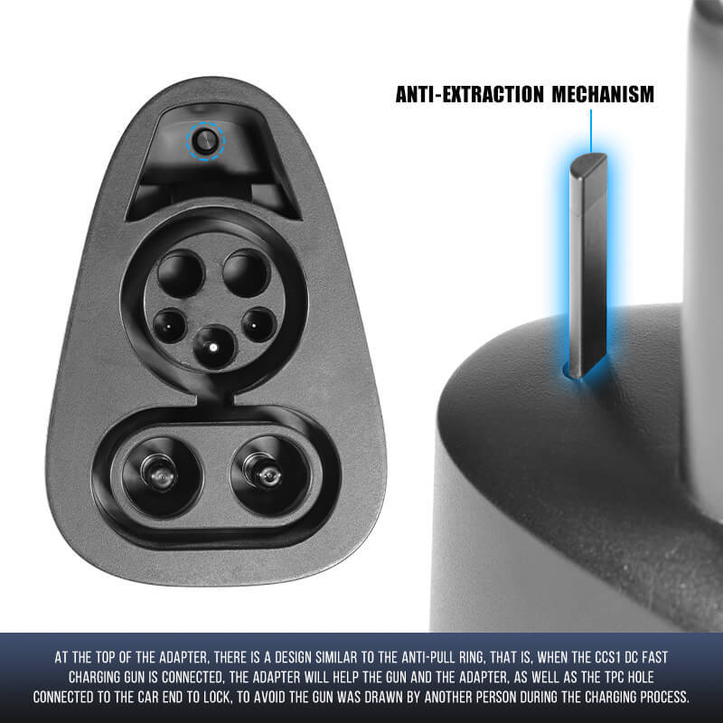 Tesstudio CCS Combo 1 Adapter USA Tesla DC Fast Charging - Only For Tesla Model S3XY Owners