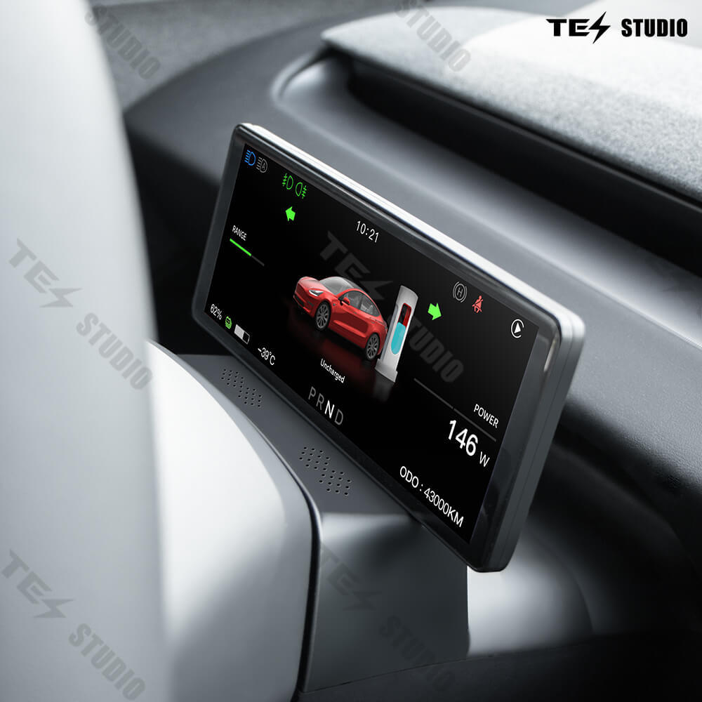 Tesstudio F68 Pro Front Dashboard Screen for Tesla Model 3/Y/Highland - Enhanced Display and Control