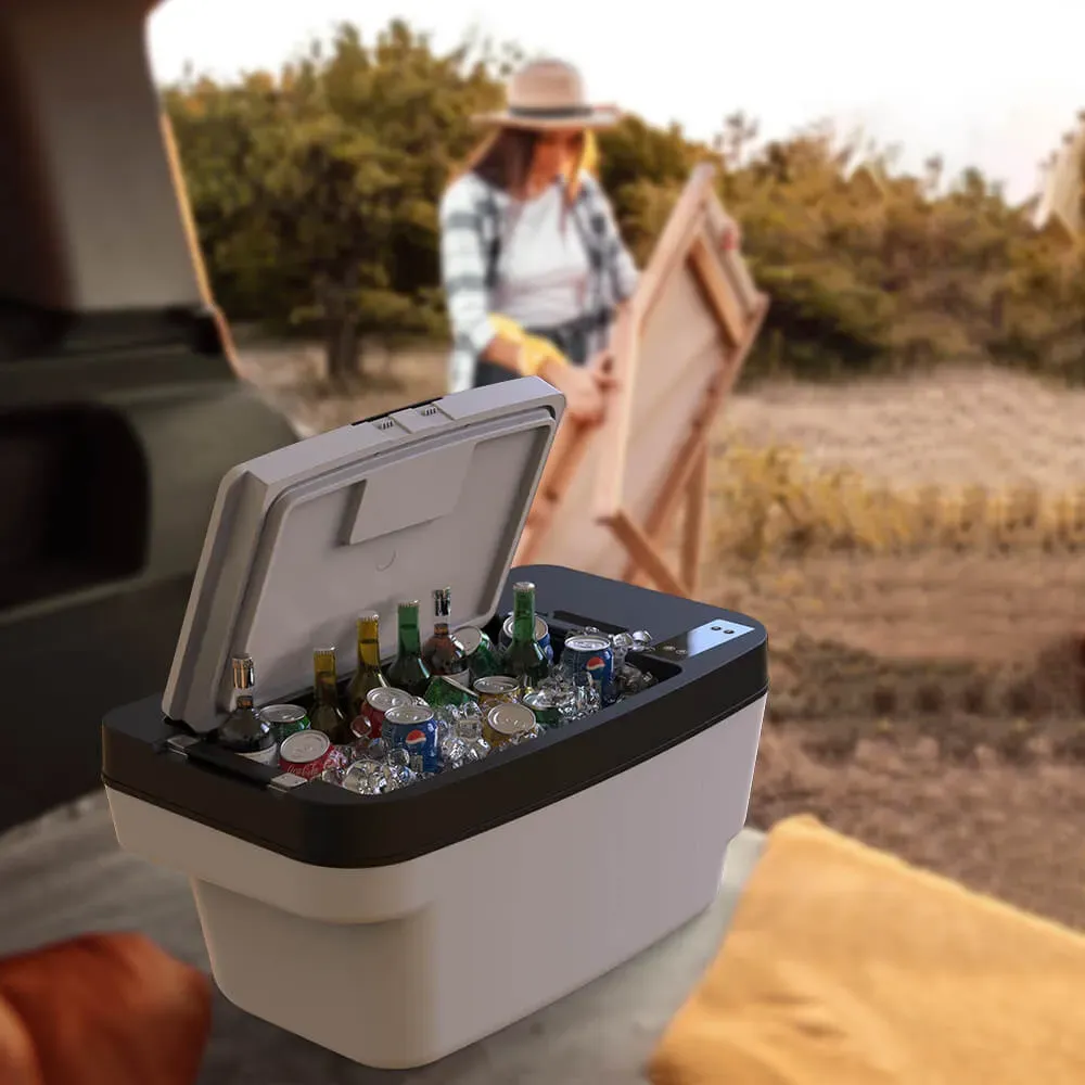  Tesla Model Y Electric Retractable Sunshade & 35L Trunk Refrigerator