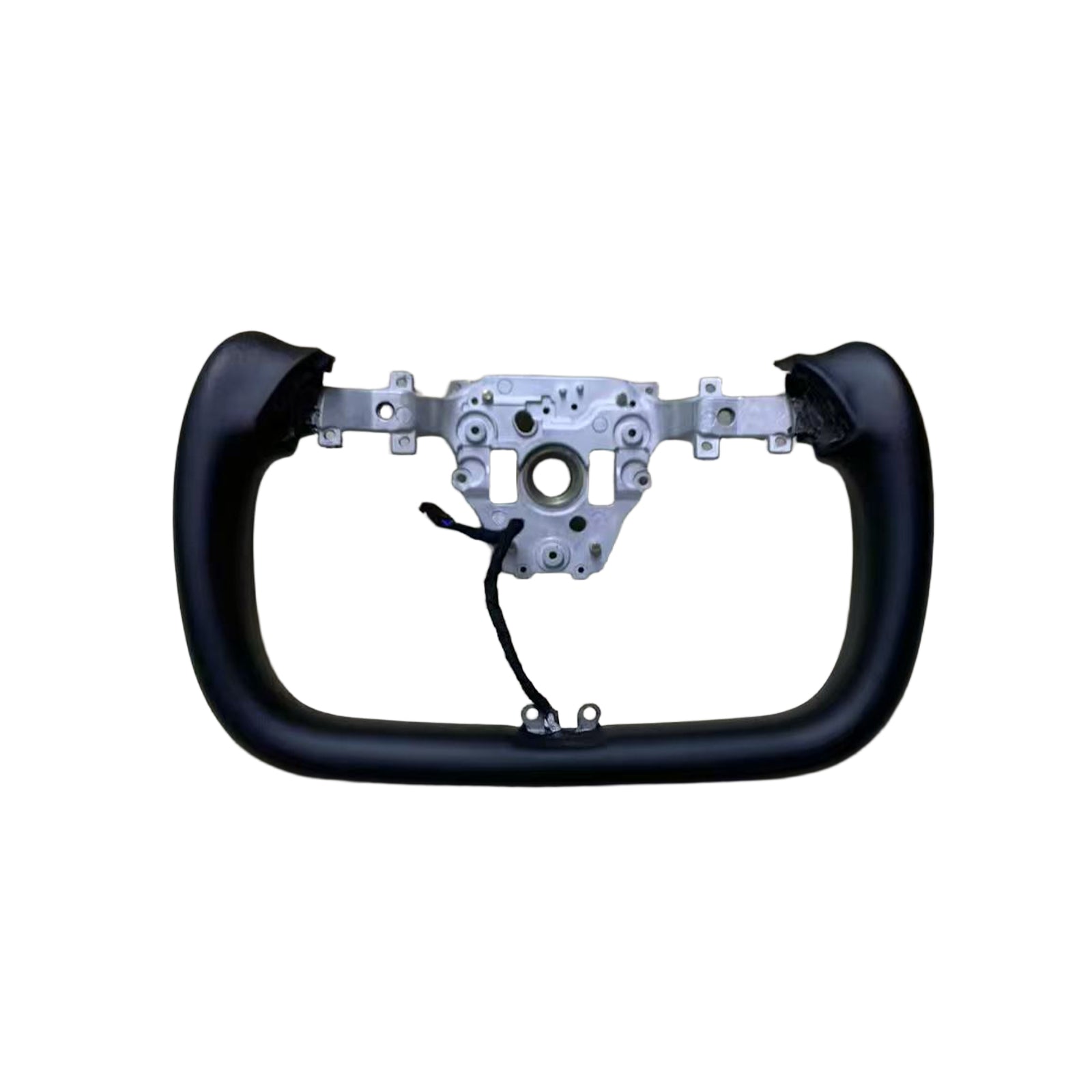 Yoke Nappa Leather Steering Wheel For Tesla Model Y Juniper – Tes