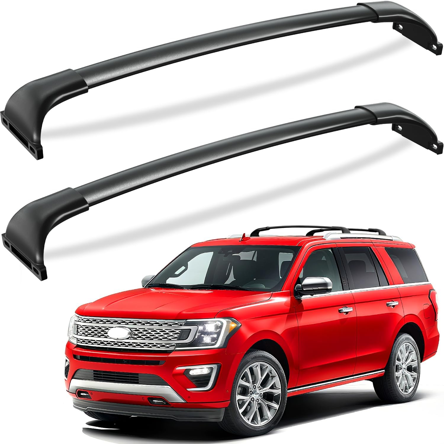 220lbs Roof Rack Cross Bars for Ford Expedition & Lincoln