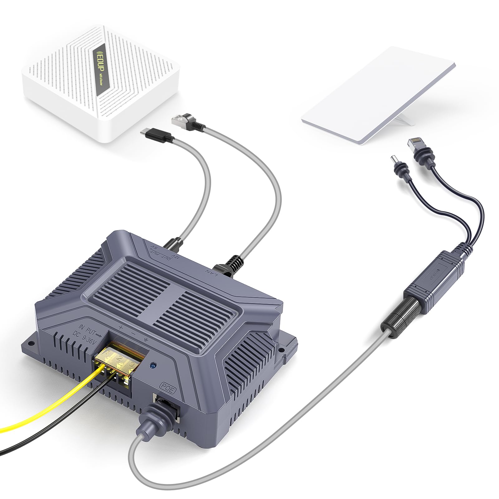tesstudio Starlink Mini PoE Injector & 12V Starlink