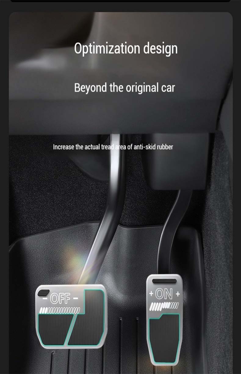 Tesla Brake Pedal Model 3/Y Foot Pedals Non-Slip Performance Foot Rest Tesla Model Y Interior Accessories Tesstudio?