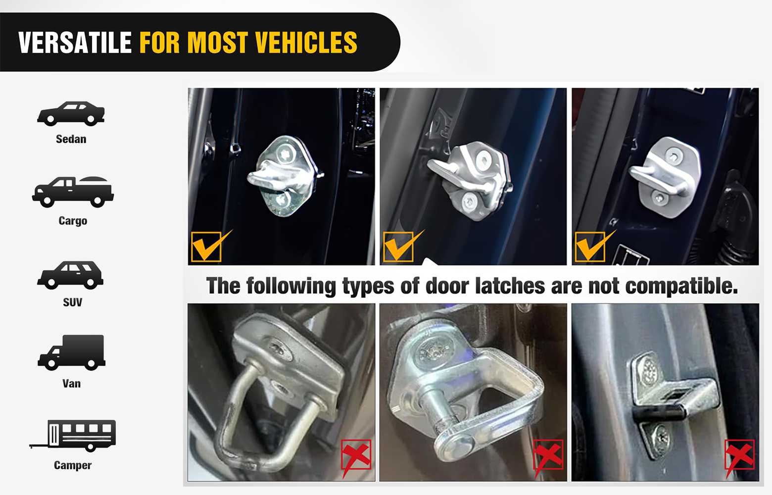 Car Door Step Folding Aluminum Alloy Car Step Universal Fit Most Cars SUVs and Trucks