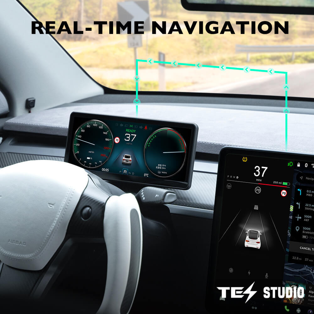 Tesstudio Model 3/Y Center Console Dashboard Touch Screen (Linux 9.0'')