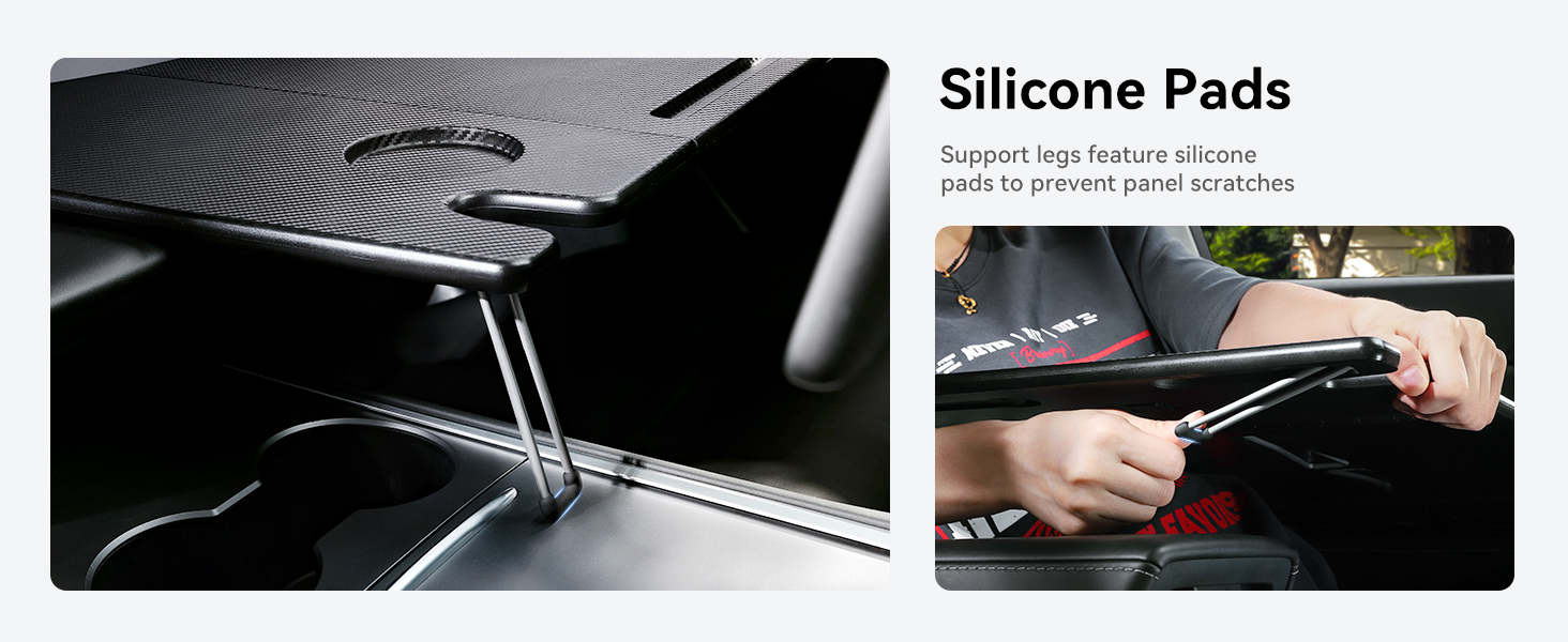 Foldable Food Tray for Tesla