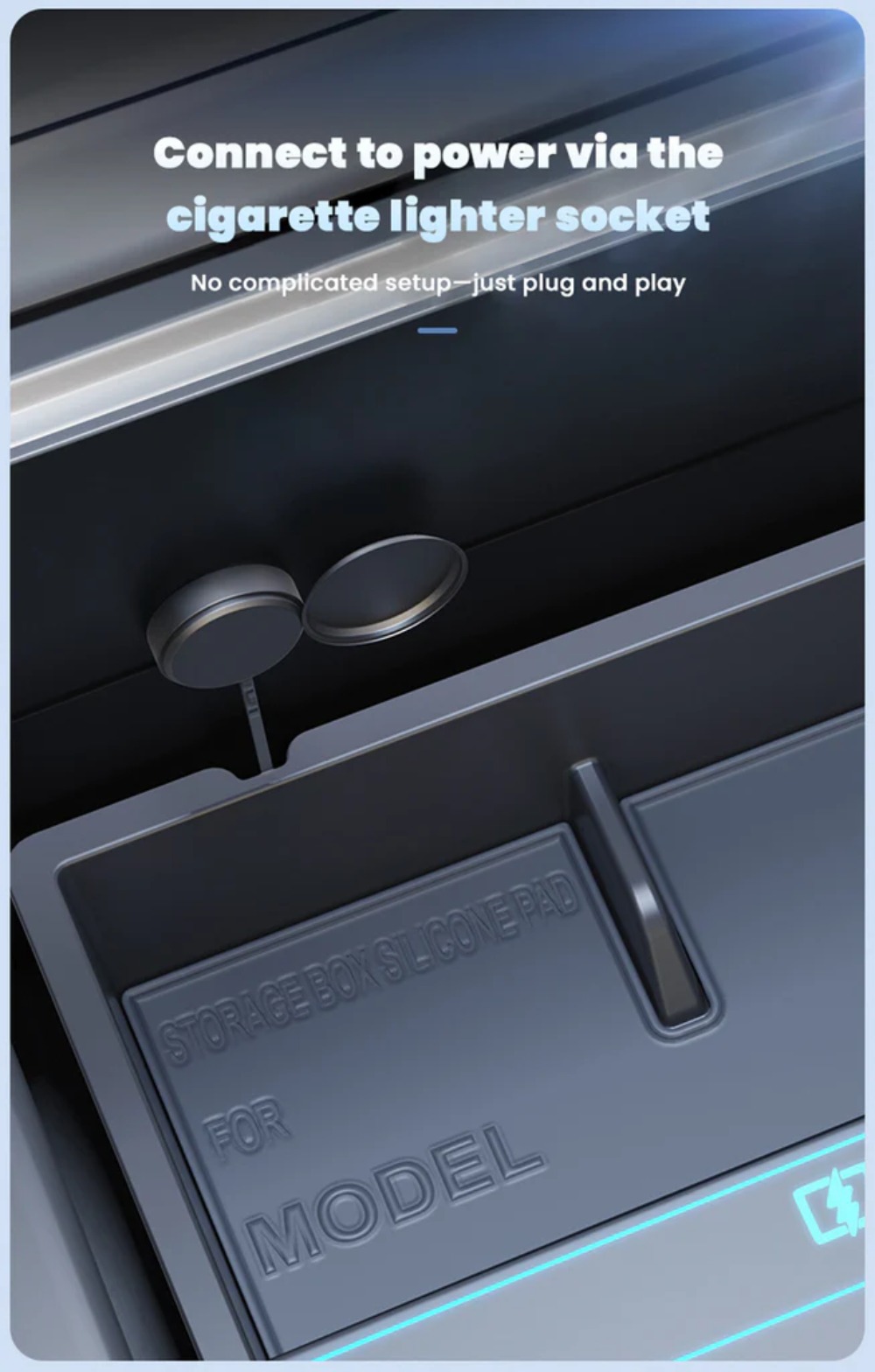 Tesla Model 3 Highland Center Console USB Hub Docking Station Fast Charger With Dynamic Ambient Light Tesstudio?