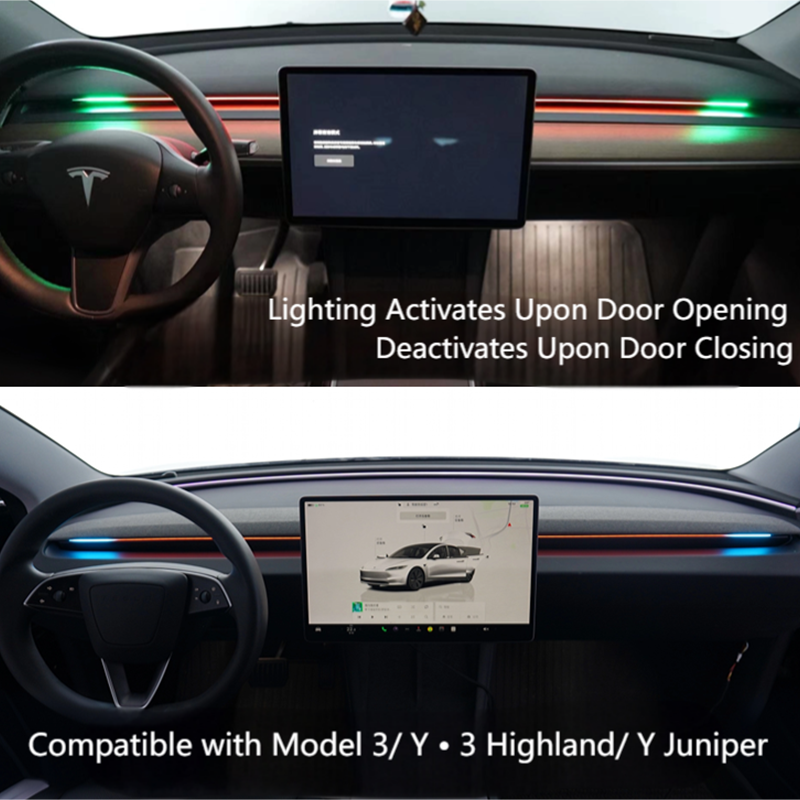 BSD Blind Spot Ambient Light System Compatible with Model 3/Y ��3 Highland/ Y Juniper at Tesstudio