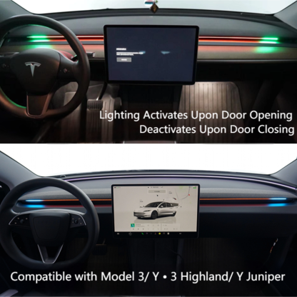 BSD Blind Spot Ambient Light System Compatible with Model 3/Y ��3 Highland/ Y Juniper at Tesstudio