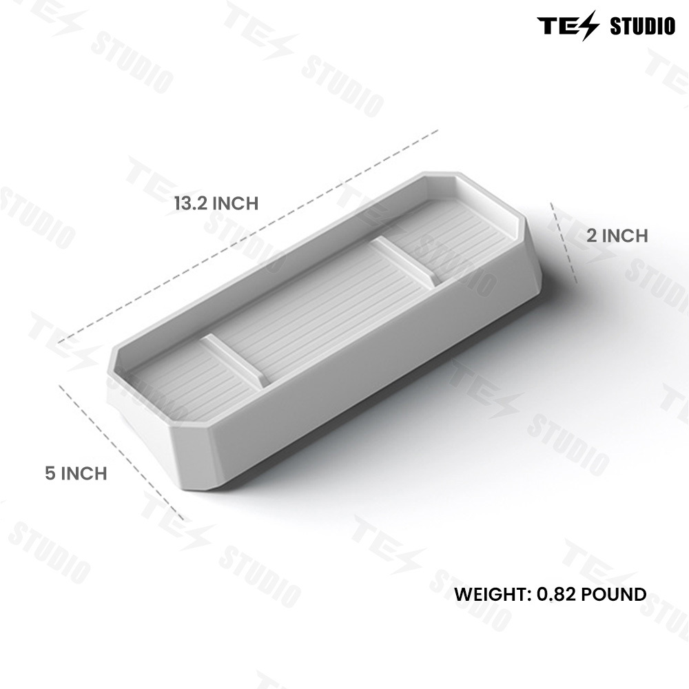 Tesstudio Cybertruck Accessories Silicone Dashboard Storage Box 