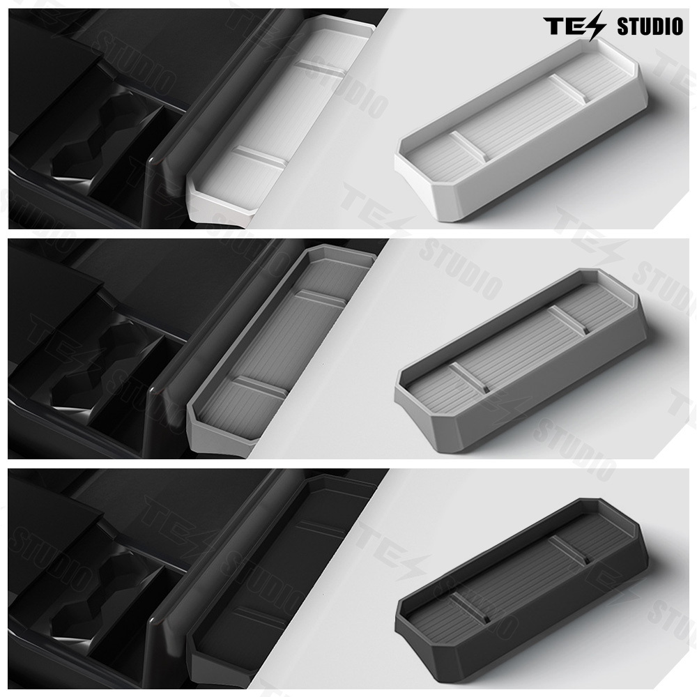 Tesstudio Cybertruck Accessories Silicone Dashboard Storage Box 