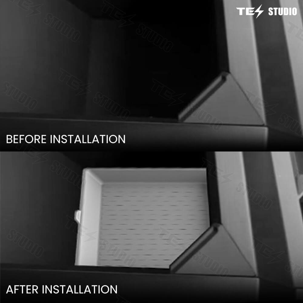 Tesstudio Tesla Accessories Armrest Box Silicone Mat for Cybertruck