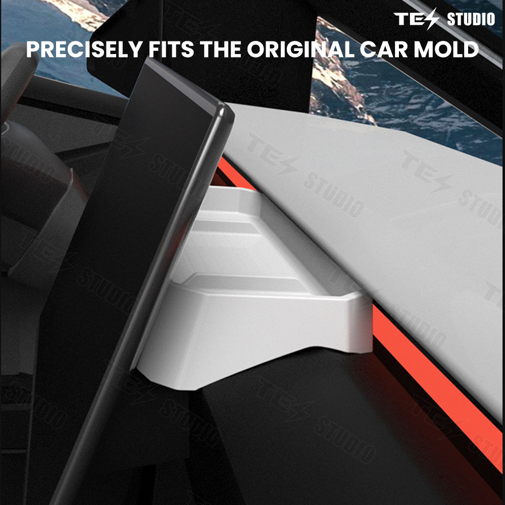 Tesstudio Cybertruck Accessories Silicone Dashboard Storage Box 