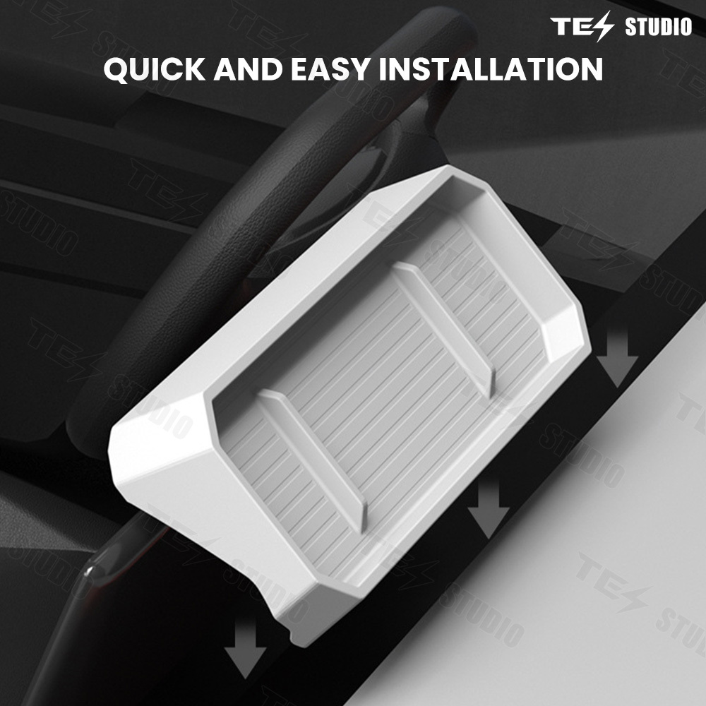 Tesstudio Cybertruck Accessories Silicone Dashboard Storage Box 