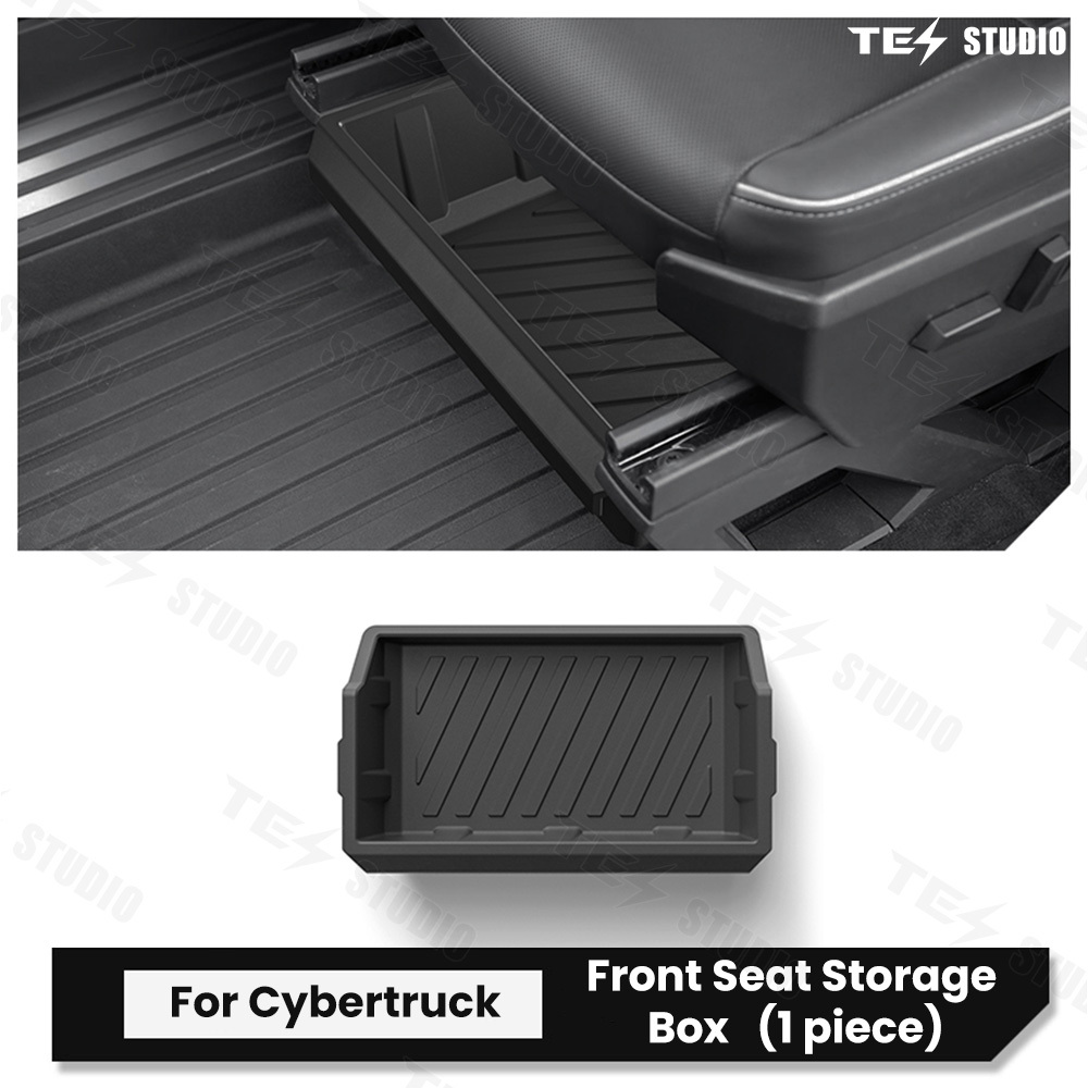 Underseat Storage Box for Tesla Cybertruck 2024|Tesstudio Cybertruck Accessories