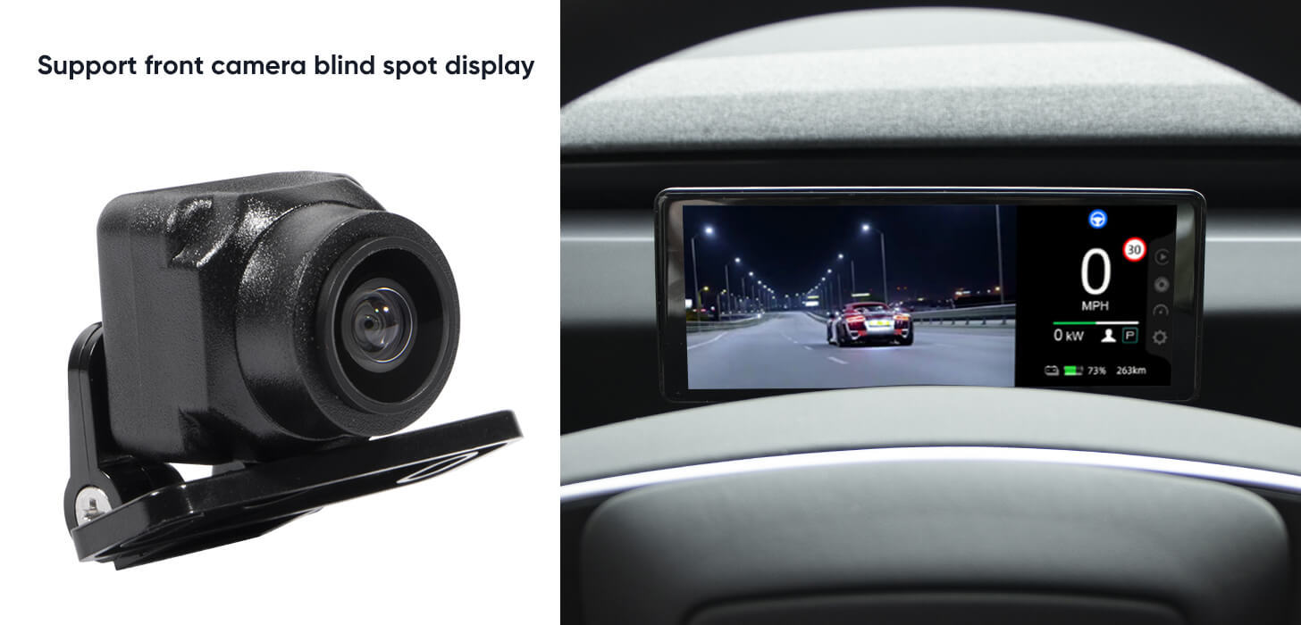 Tesstudio F62 Plus Model 3 Highland 6.2-inch Linux System Dashboard Screen-Tes studioScreen,Model 3 Highland interior,Model 3 Highlandtesla accessories