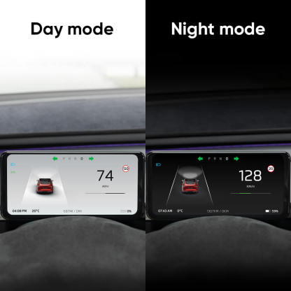 Tesstudio Tesla Model 3/Y/3 Highland F63 Dashboard Display with Advanced Features